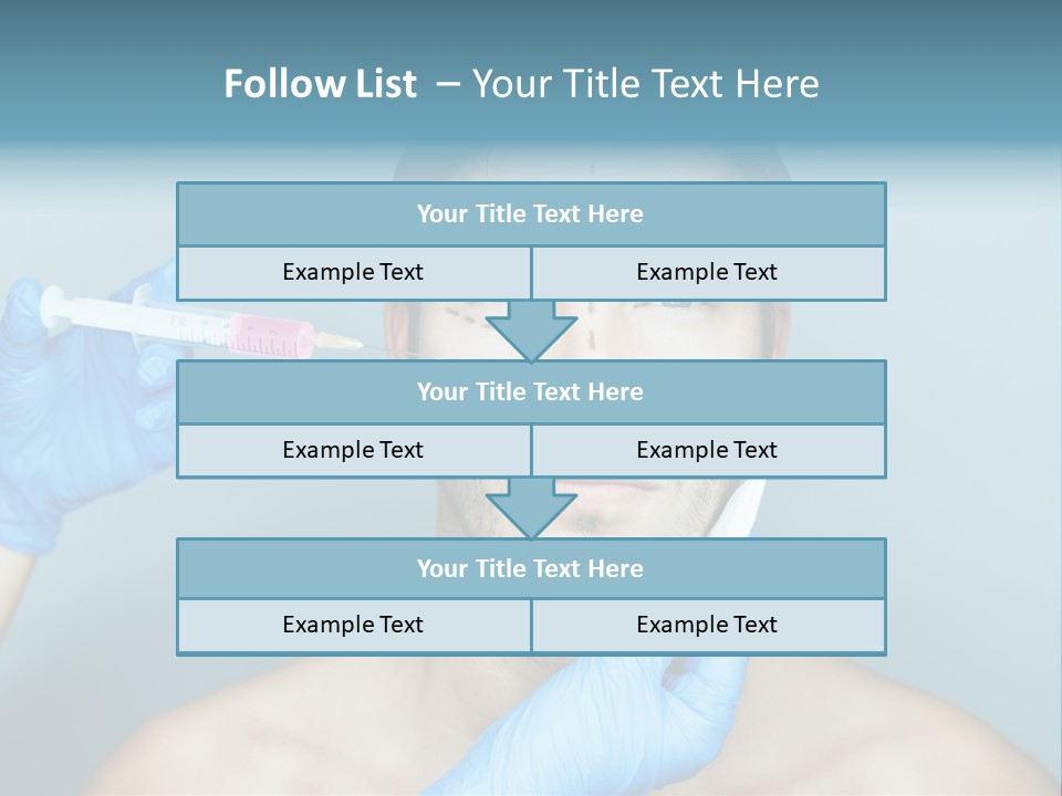 Male Botox PowerPoint Template
