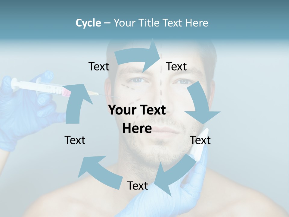 Male Botox PowerPoint Template