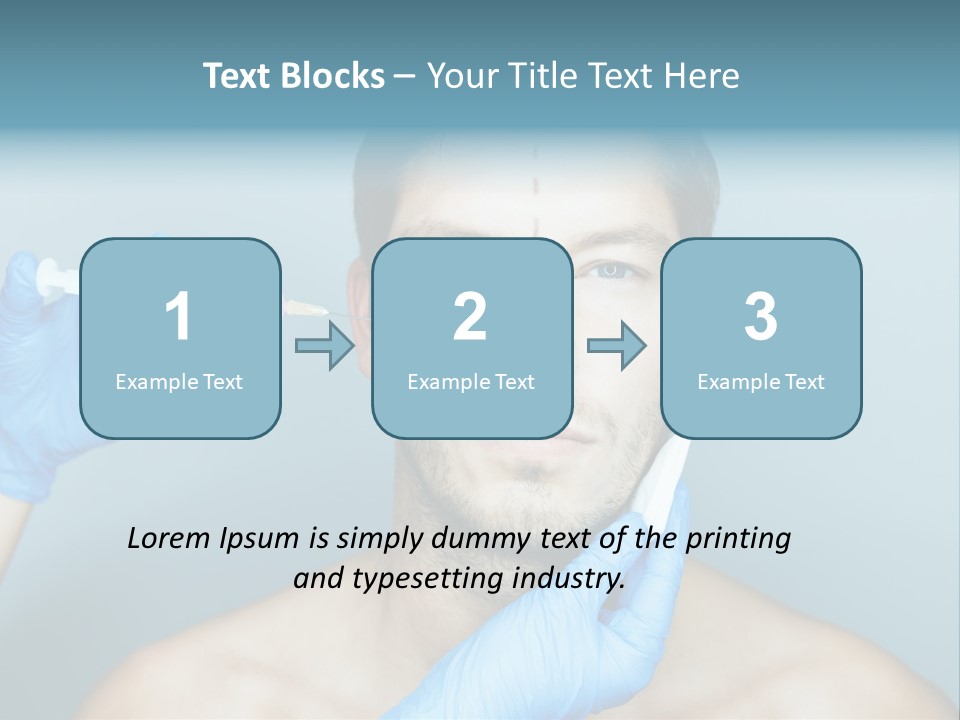 Male Botox PowerPoint Template