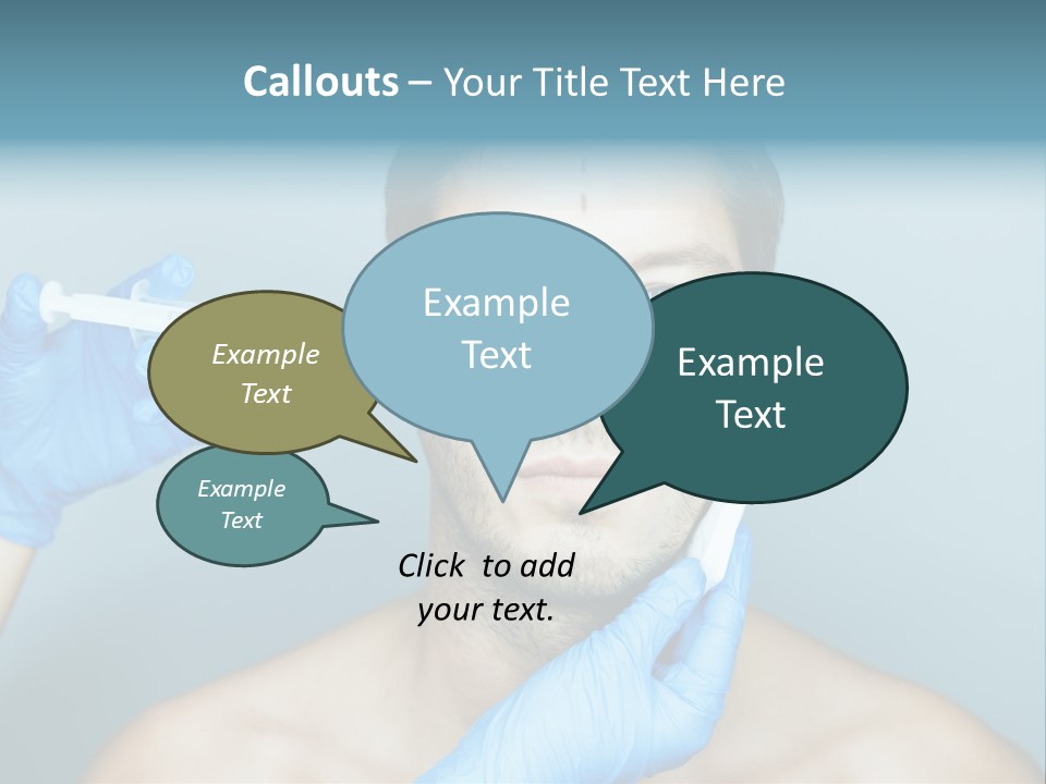 Male Botox PowerPoint Template