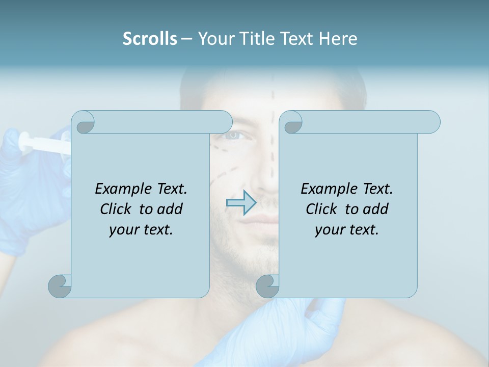 Male Botox PowerPoint Template
