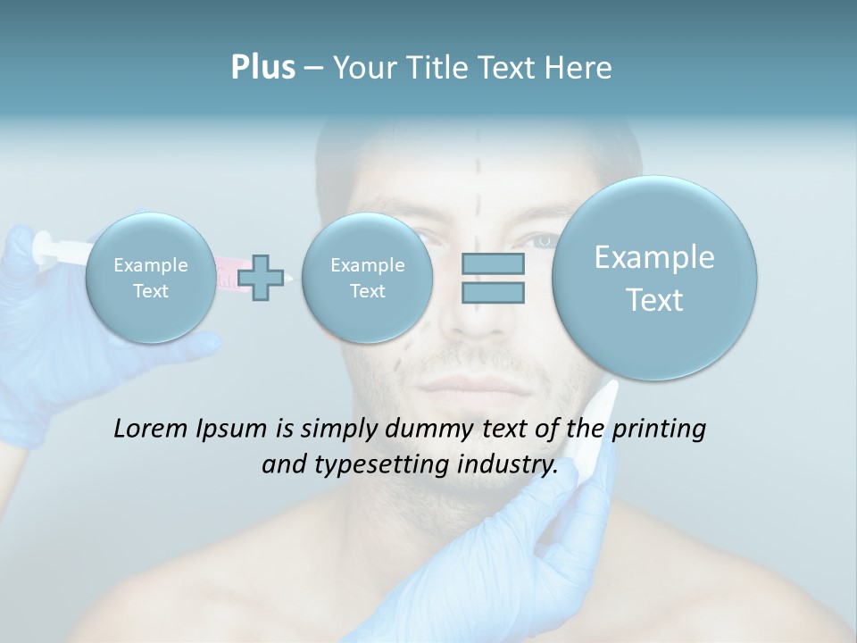 Male Botox PowerPoint Template