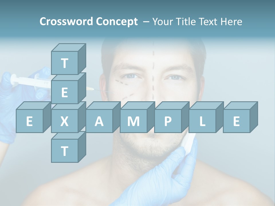 Male Botox PowerPoint Template