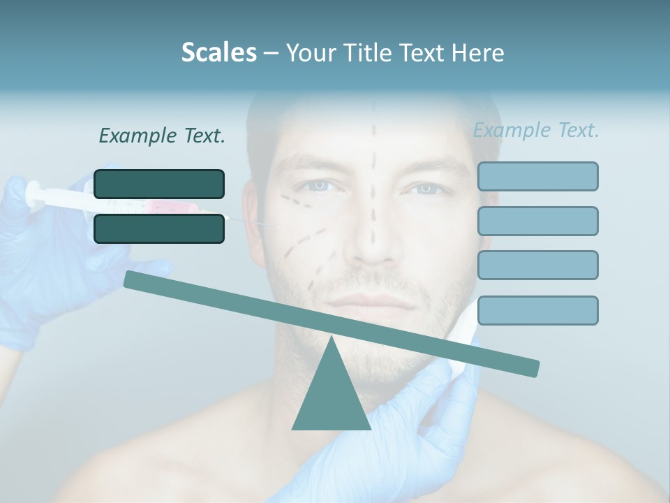Male Botox PowerPoint Template