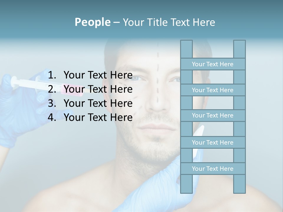Male Botox PowerPoint Template