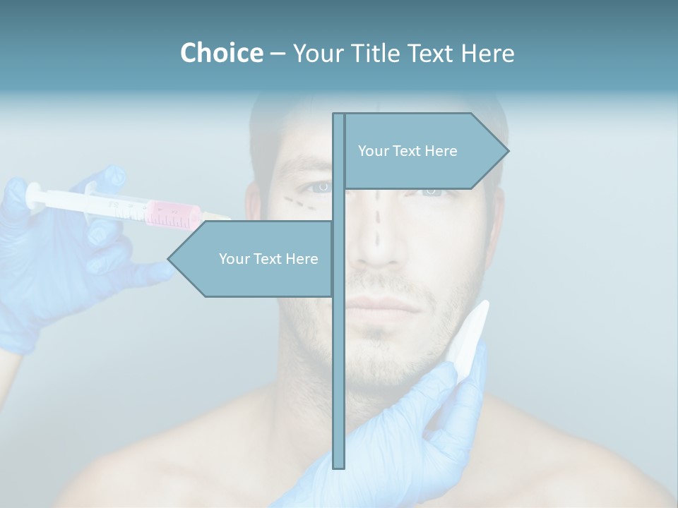 Male Botox PowerPoint Template