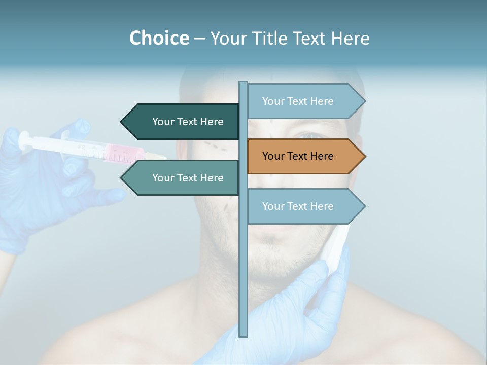 Male Botox PowerPoint Template