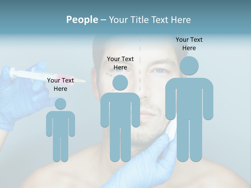 Male Botox PowerPoint Template