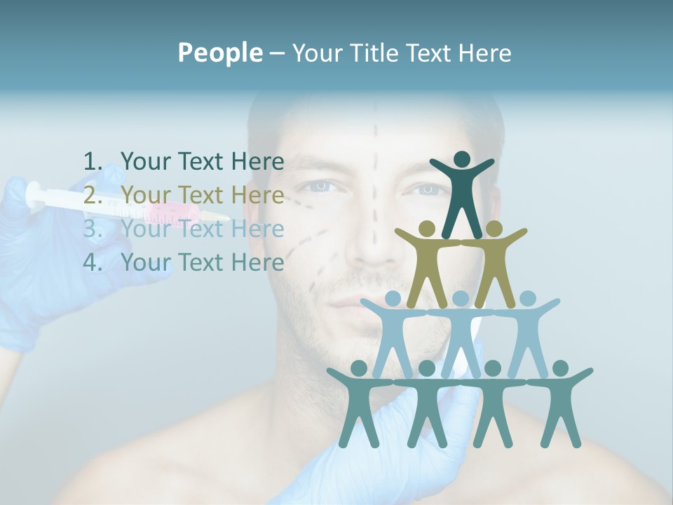 Male Botox PowerPoint Template