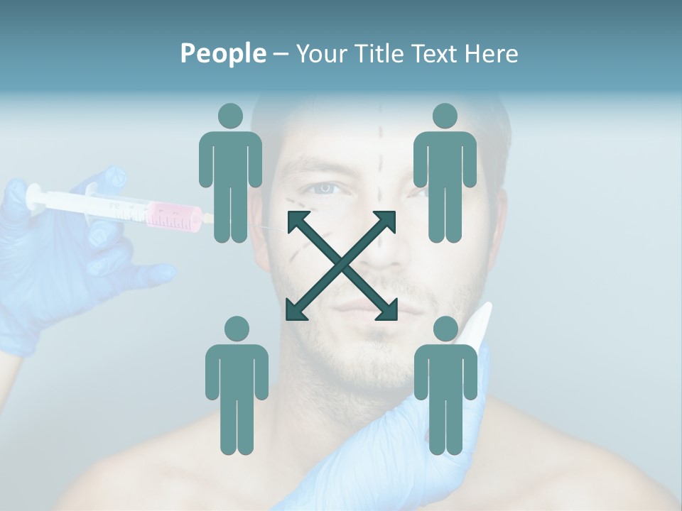 Male Botox PowerPoint Template