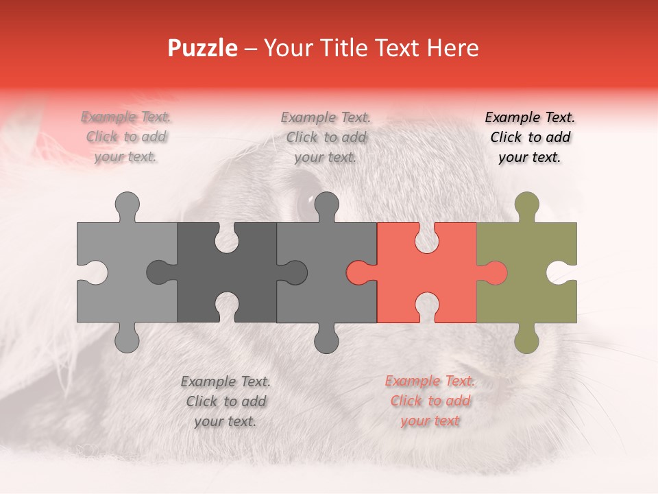 Christmas Bunny PowerPoint Template