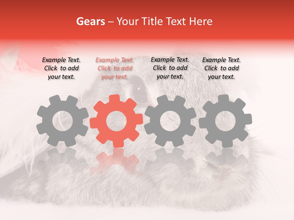 Christmas Bunny PowerPoint Template