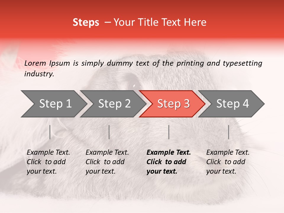 Christmas Bunny PowerPoint Template