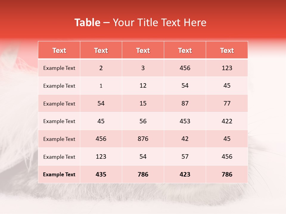 Christmas Bunny PowerPoint Template