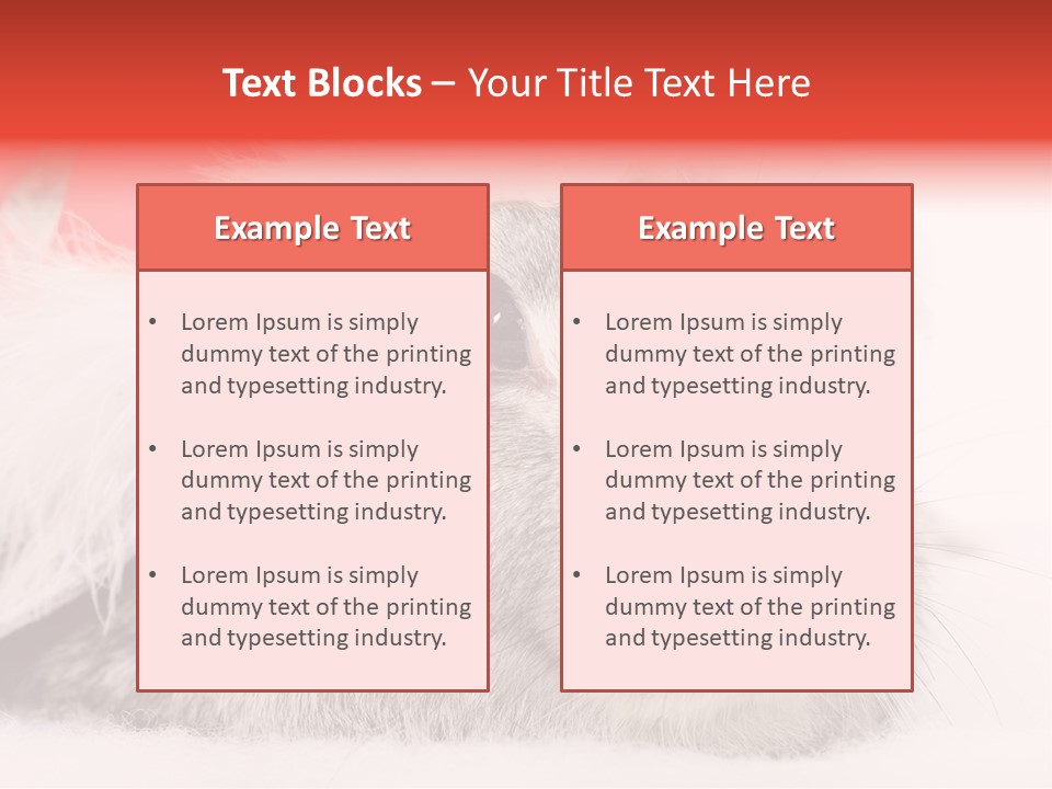 Christmas Bunny PowerPoint Template