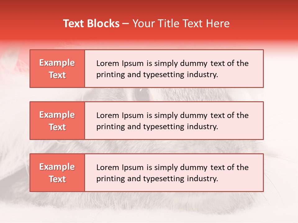 Christmas Bunny PowerPoint Template