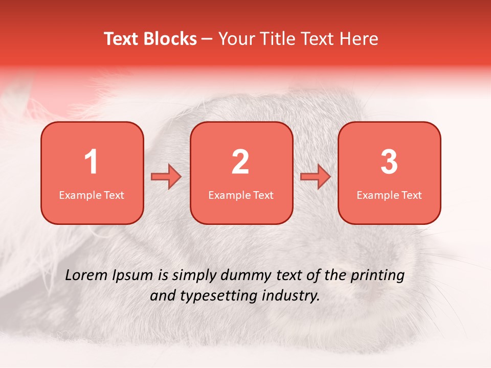 Christmas Bunny PowerPoint Template