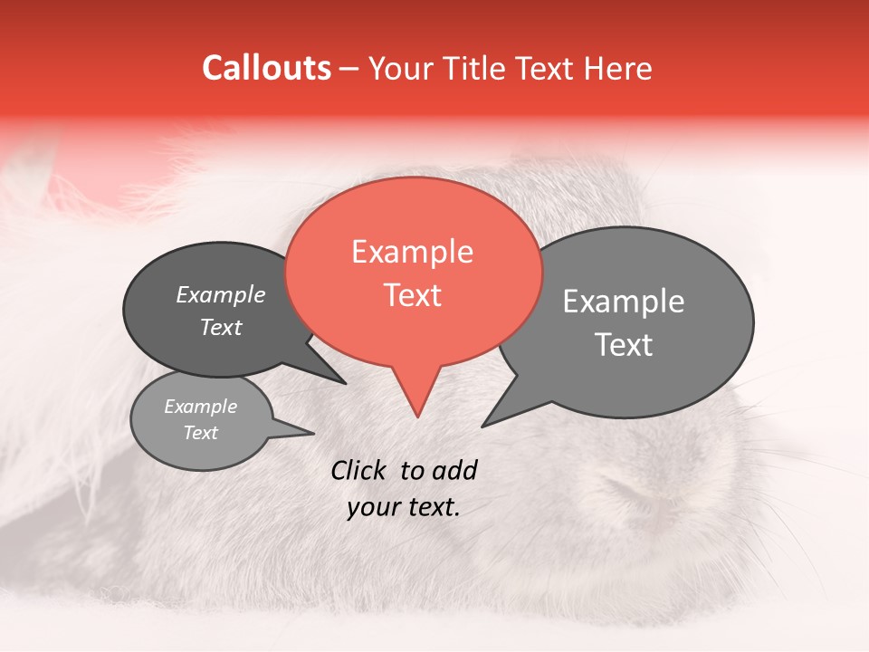 Christmas Bunny PowerPoint Template