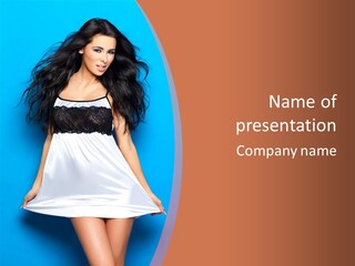 Studio Glamour Lingerie PowerPoint Template