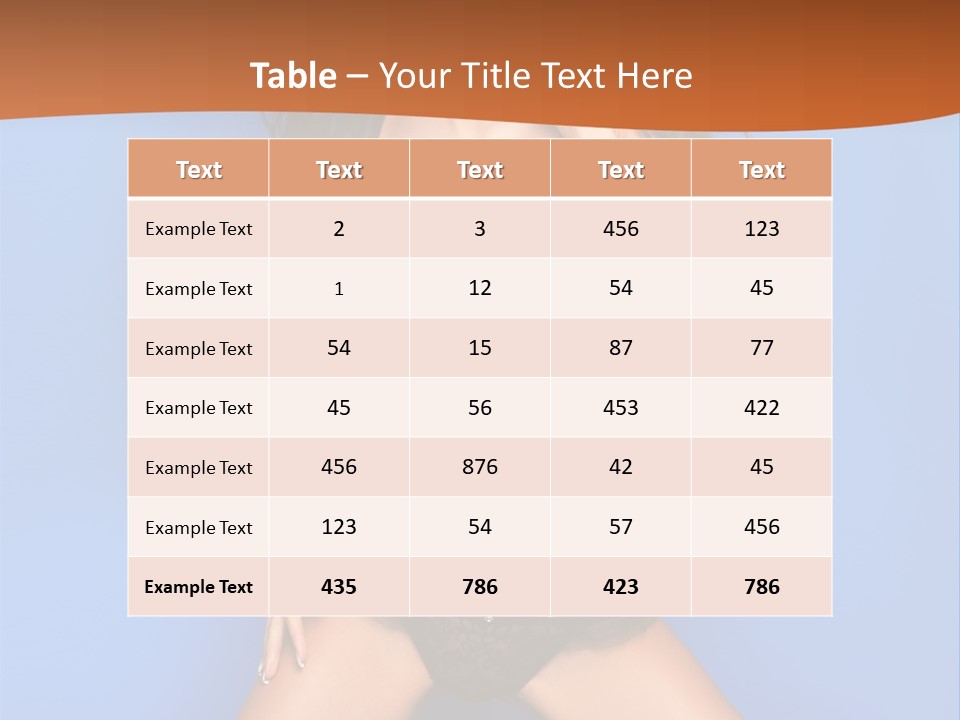 Fashion Sensuality Clean PowerPoint Template