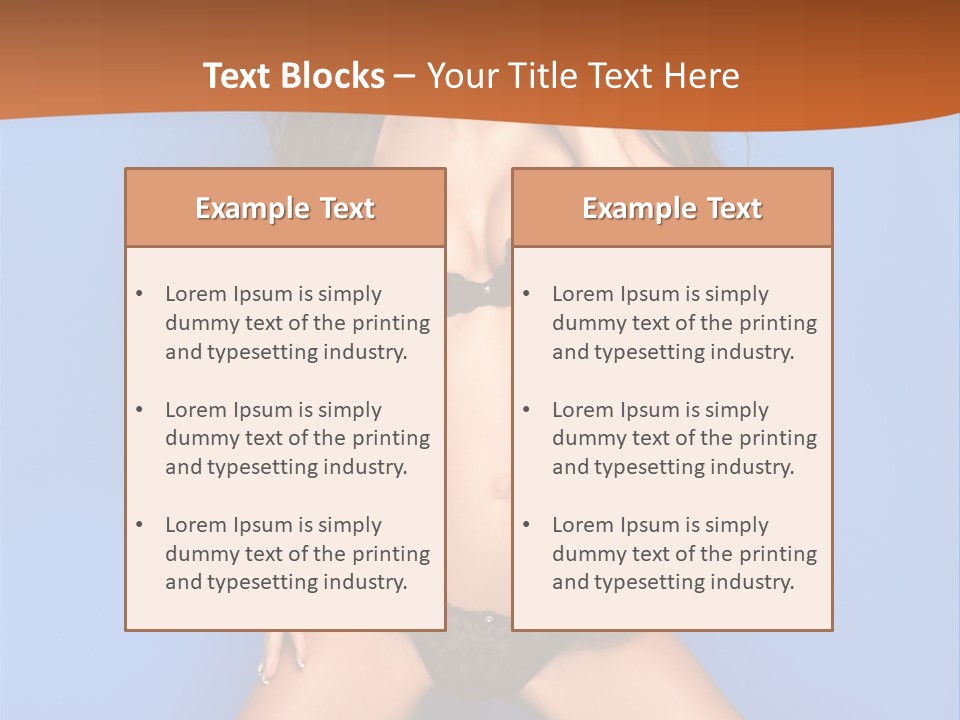 Fashion Sensuality Clean PowerPoint Template