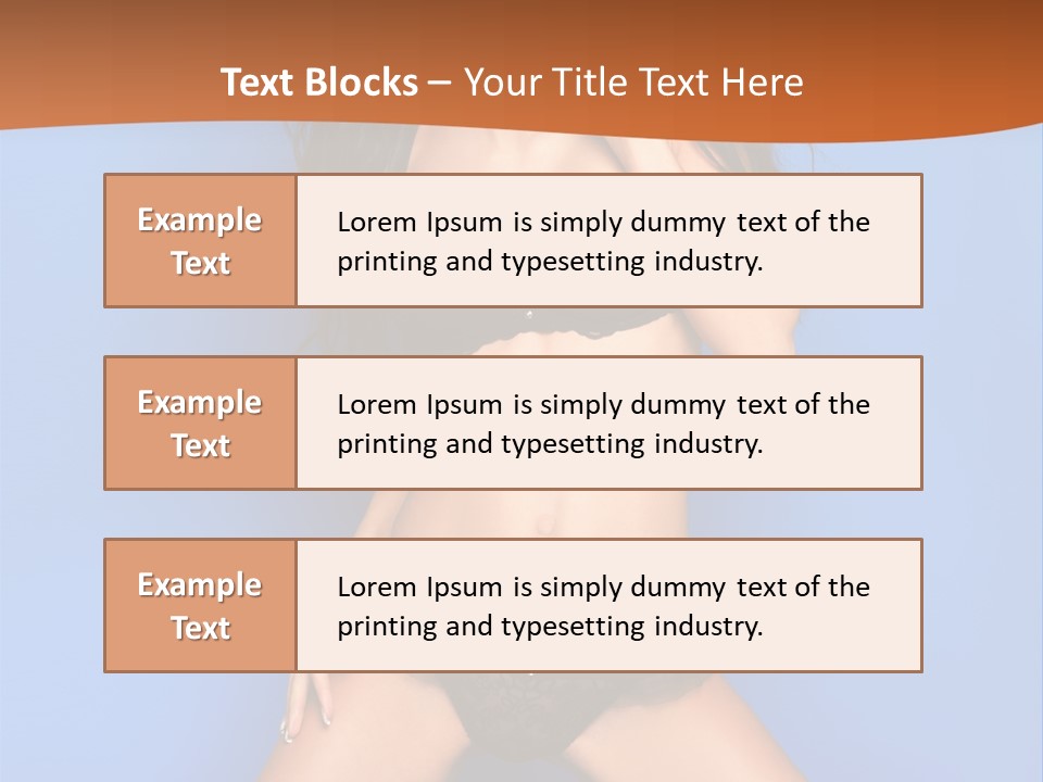 Fashion Sensuality Clean PowerPoint Template