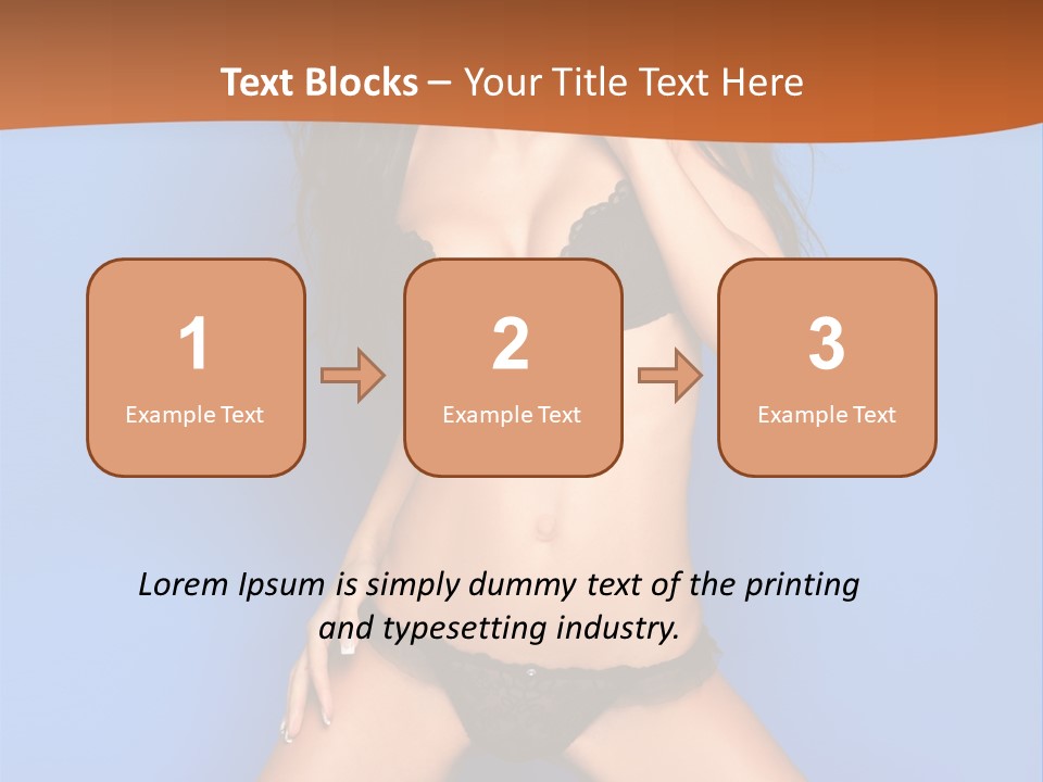 Fashion Sensuality Clean PowerPoint Template