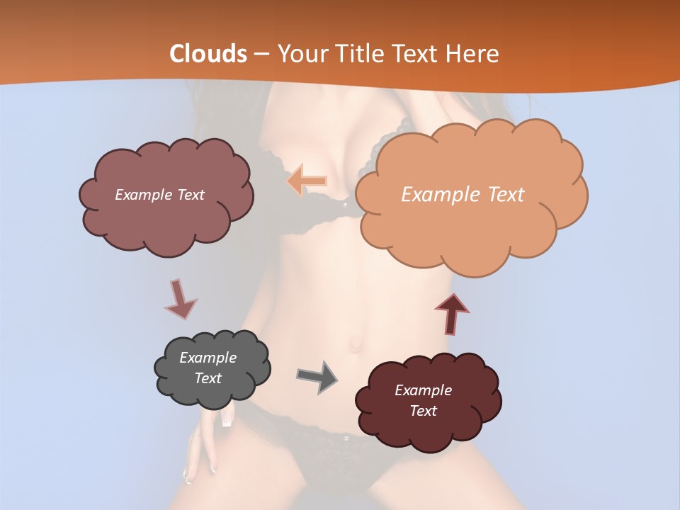 Fashion Sensuality Clean PowerPoint Template