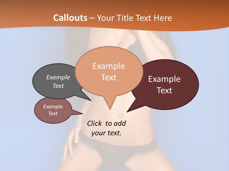 Fashion Sensuality Clean PowerPoint Template