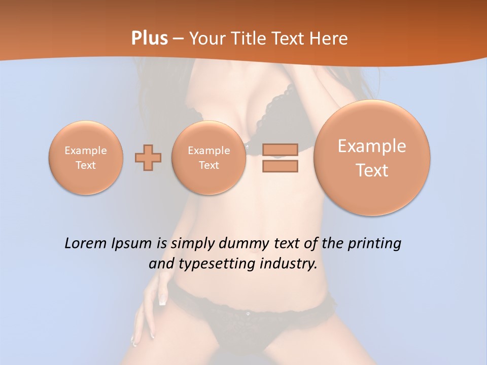 Fashion Sensuality Clean PowerPoint Template