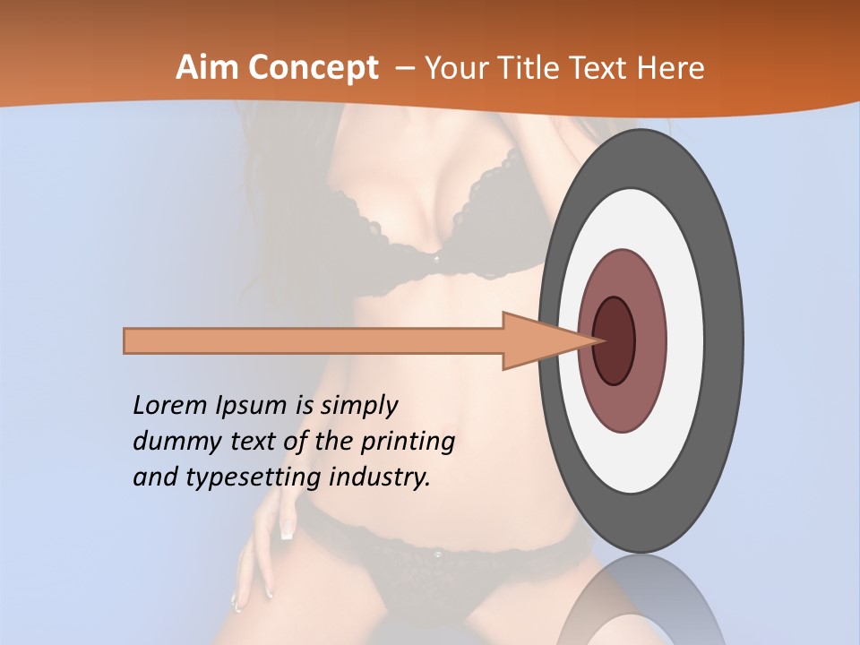 Fashion Sensuality Clean PowerPoint Template