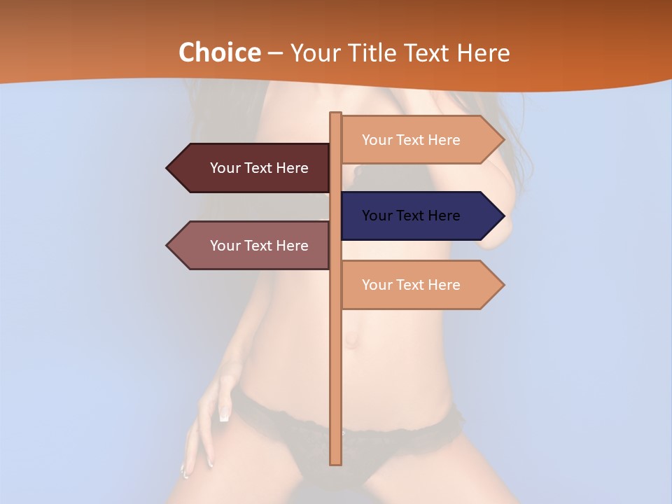 Fashion Sensuality Clean PowerPoint Template