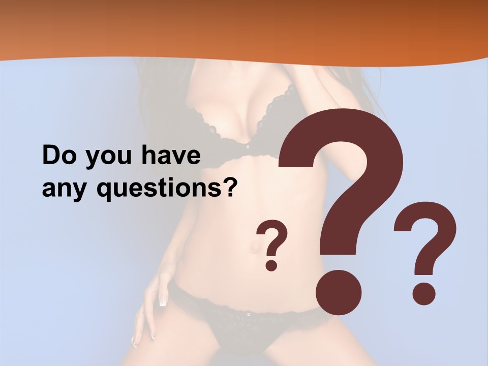 Fashion Sensuality Clean PowerPoint Template