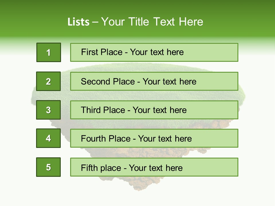 Solitary Ecological Islay PowerPoint Template