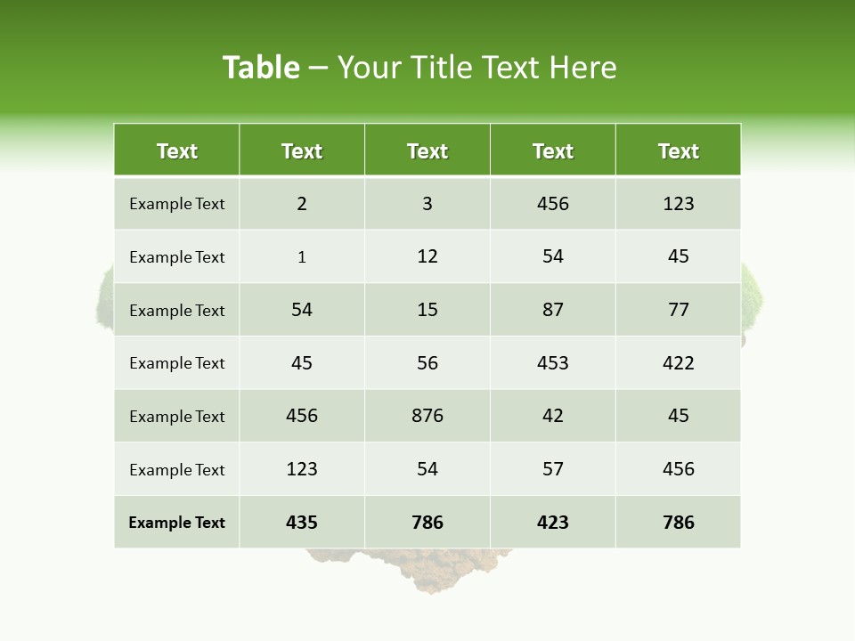 Solitary Ecological Islay PowerPoint Template
