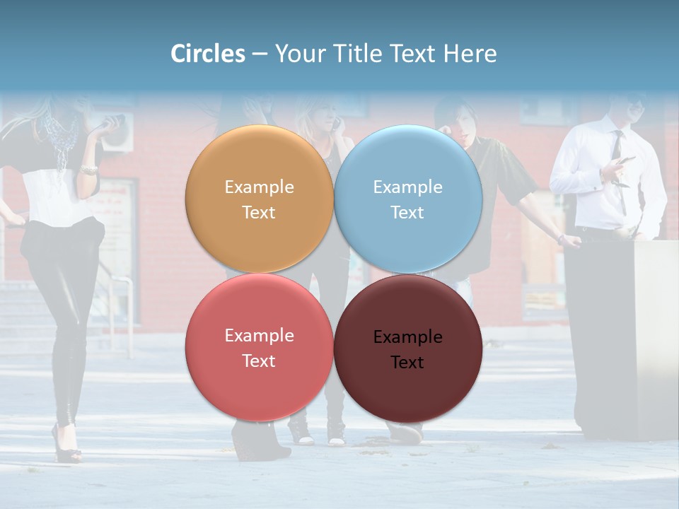 People Calling PowerPoint Template