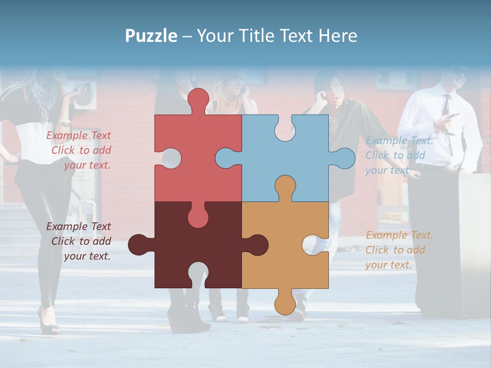 People Calling PowerPoint Template