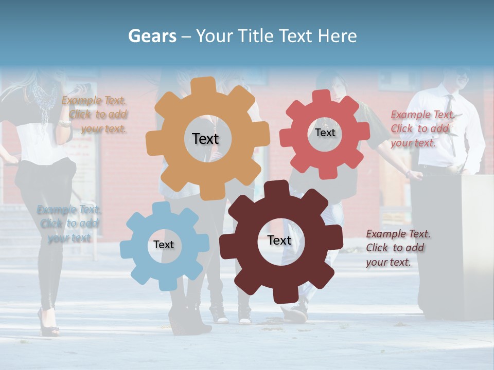 People Calling PowerPoint Template