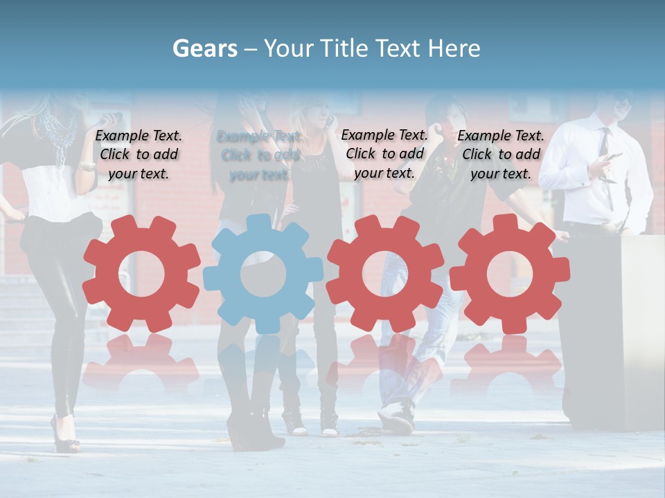 People Calling PowerPoint Template