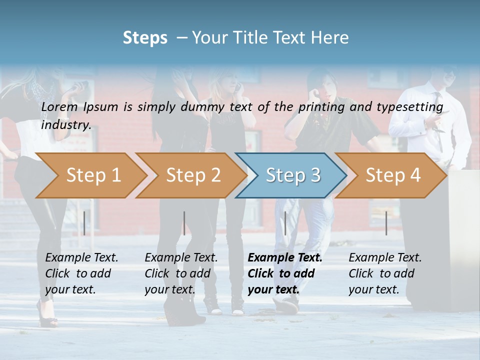 People Calling PowerPoint Template