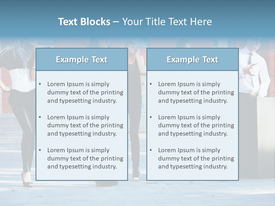 People Calling PowerPoint Template