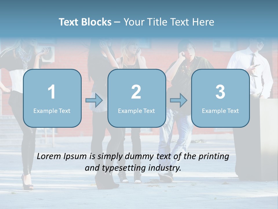 People Calling PowerPoint Template
