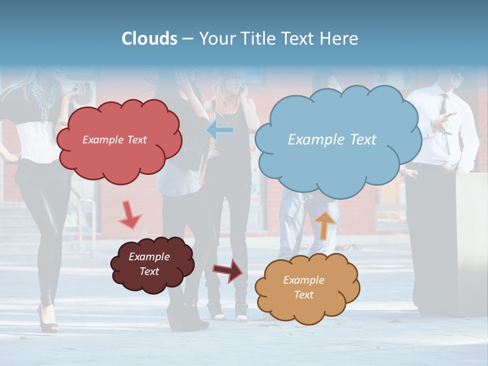 People Calling PowerPoint Template