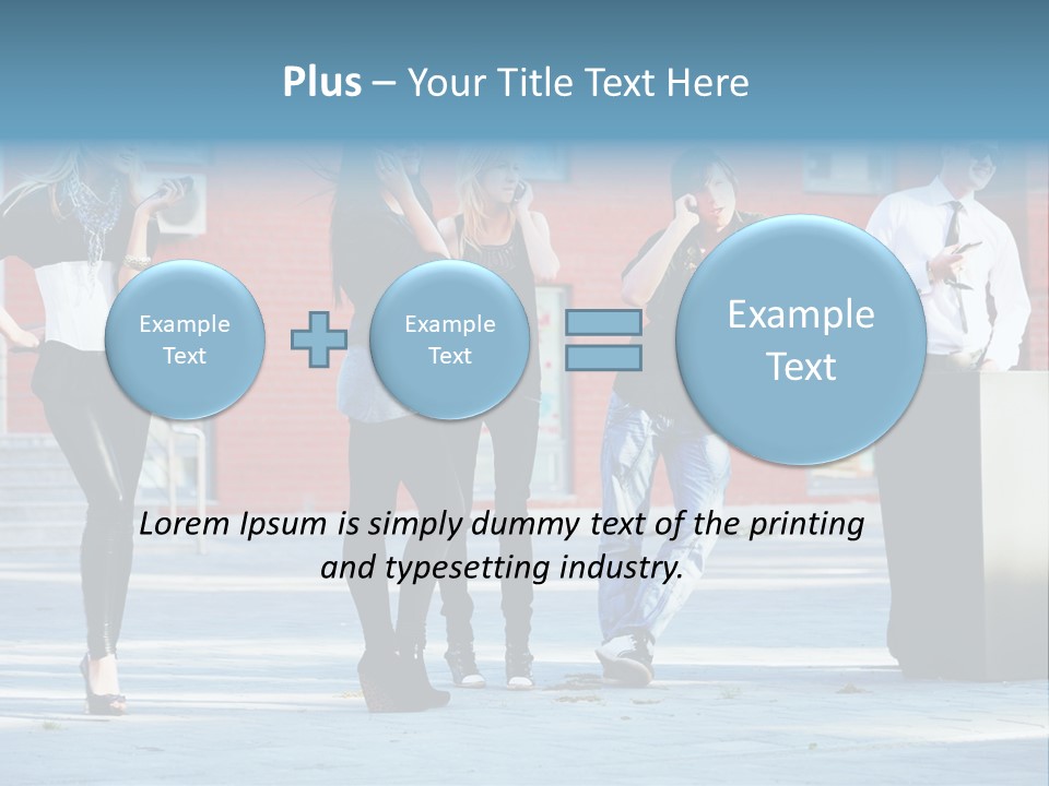 People Calling PowerPoint Template