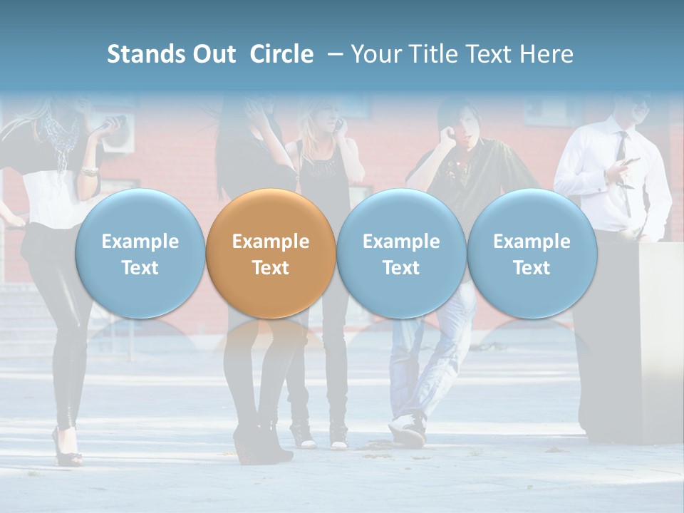 People Calling PowerPoint Template