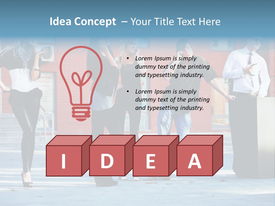 People Calling PowerPoint Template