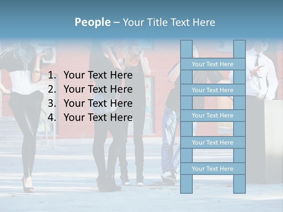 People Calling PowerPoint Template