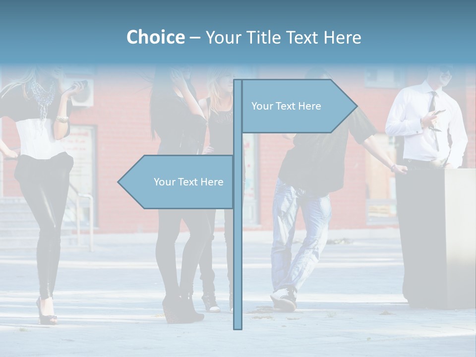 People Calling PowerPoint Template
