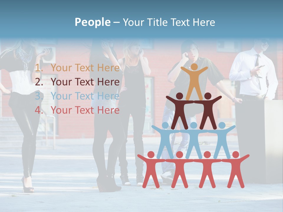 People Calling PowerPoint Template