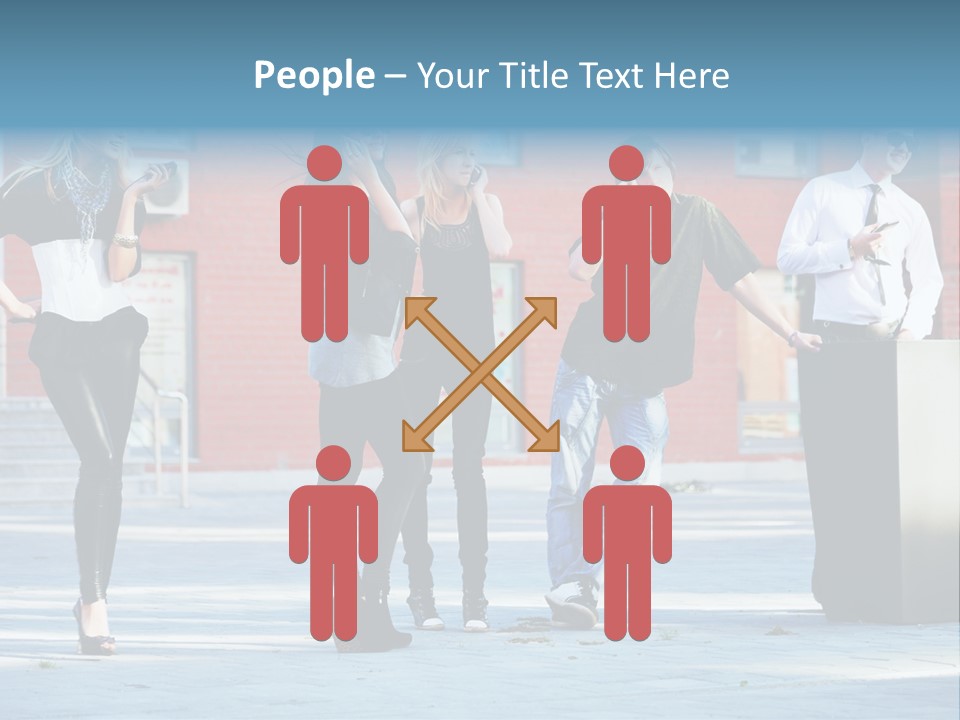 People Calling PowerPoint Template